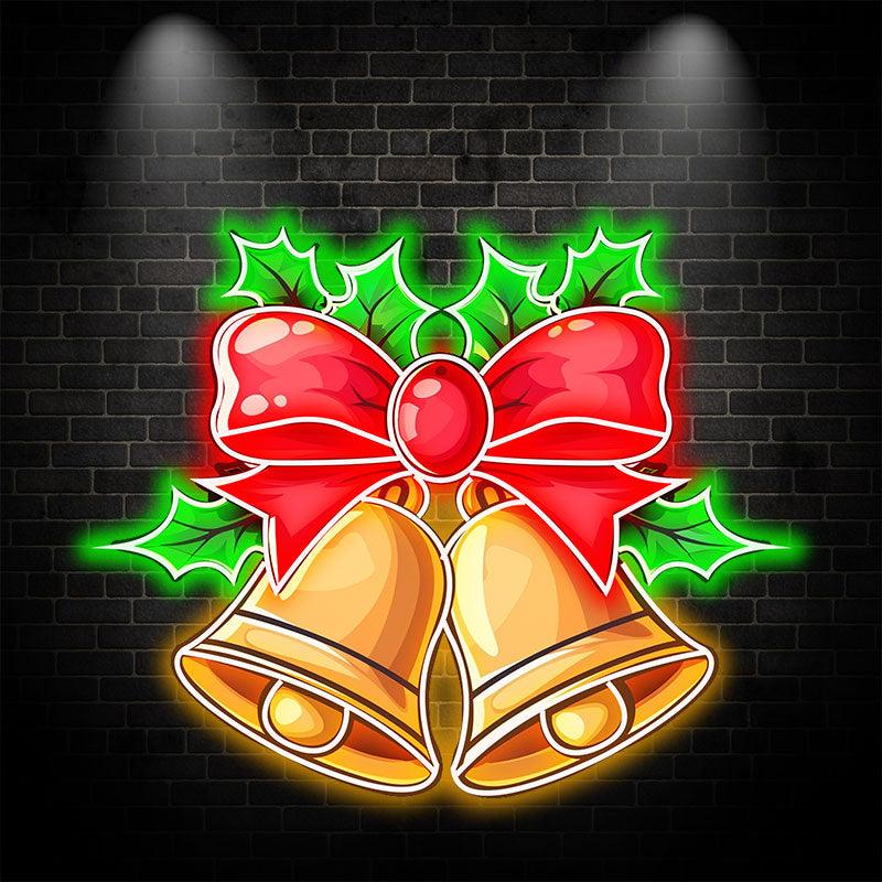 Christmas Bells Light Decoration - Red LED neon sign by NeonCS