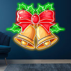 Christmas Bells Light Decoration - Red LED neon sign product image