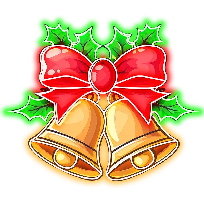 Christmas Bells Light Decoration - Red LED neon sign product image