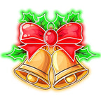 Christmas Bells Light Decoration - Red LED neon sign product image