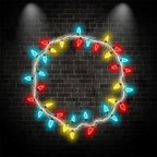Gorgeous Colorful Round Strip Lights LED neon sign by NeonCS