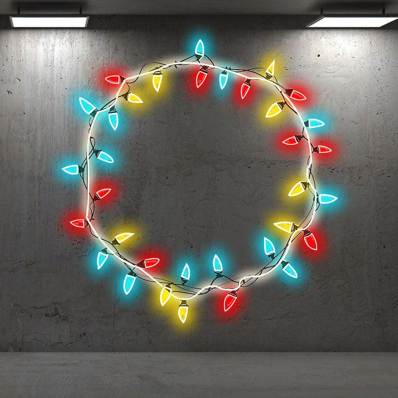 Gorgeous Colorful Round Strip Lights LED neon sign product image