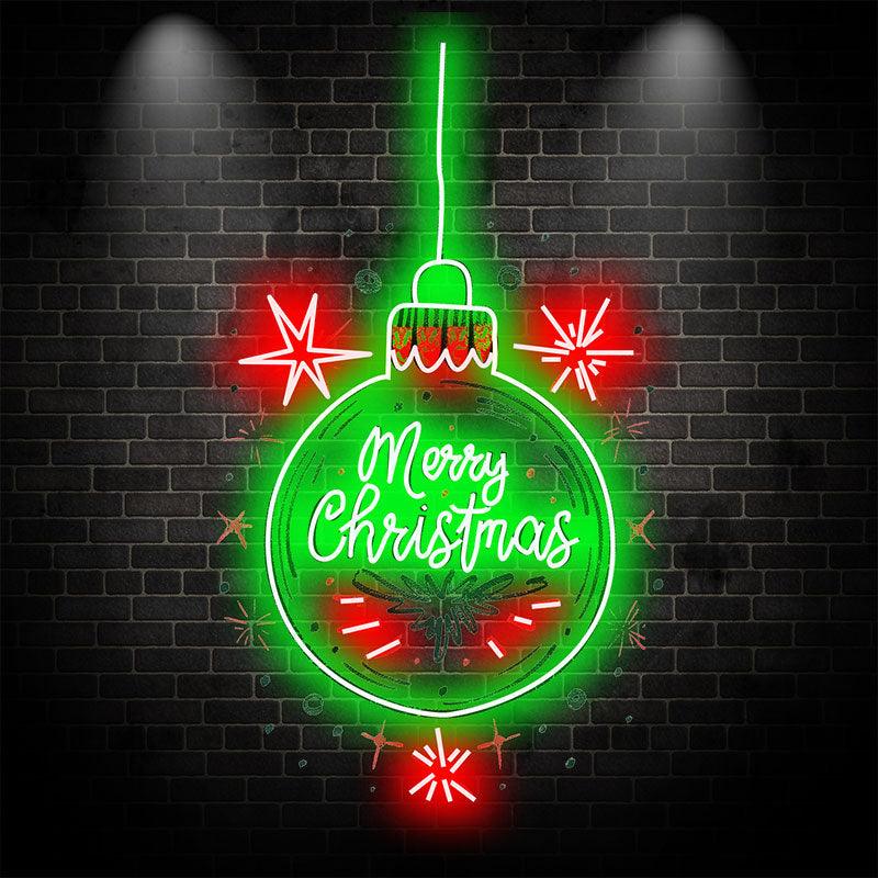Big Green Light Bulb Decoration LED neon sign by NeonCS