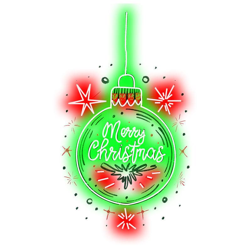 Big Green Light Bulb Decoration LED neon sign product image