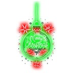 Big Green Light Bulb Decoration LED neon sign product image