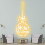 Merry Christmas Bulb - Lighting Up the LED neon sign product image