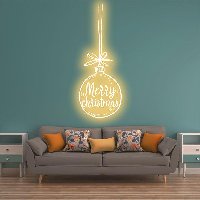 Merry Christmas Bulb - Lighting Up the LED neon sign product image