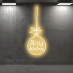 Merry Christmas Bulb - Lighting Up the LED neon sign product image