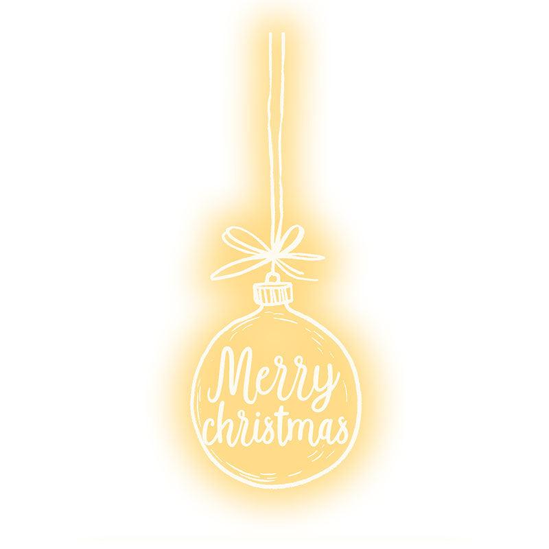 Merry Christmas Bulb - Lighting Up the LED neon sign product image