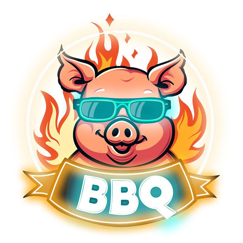 Wild Hog Barbecue Feast: a Tasty Time LED neon sign product image