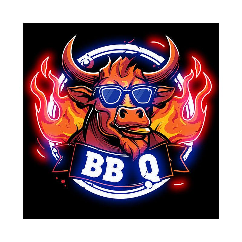 Handsome Bull Wearing Sunglasses LED neon sign product image