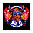 Handsome Bull Wearing Sunglasses LED neon sign product image