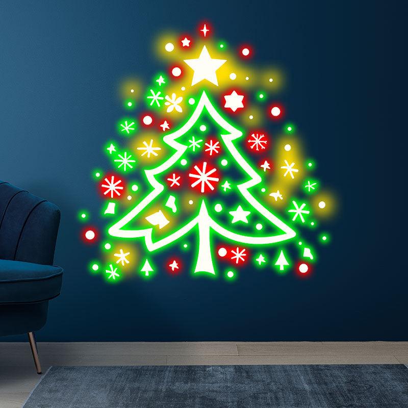 Colorful Fireworks Christmas Tree LED neon sign product image