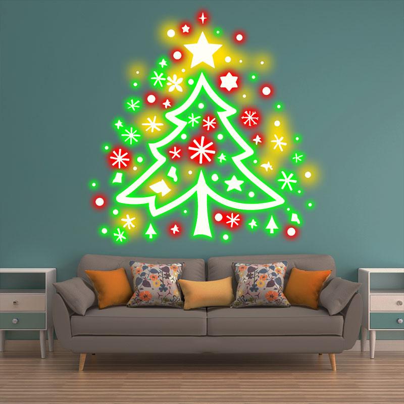 Colorful Fireworks Christmas Tree LED neon sign product image