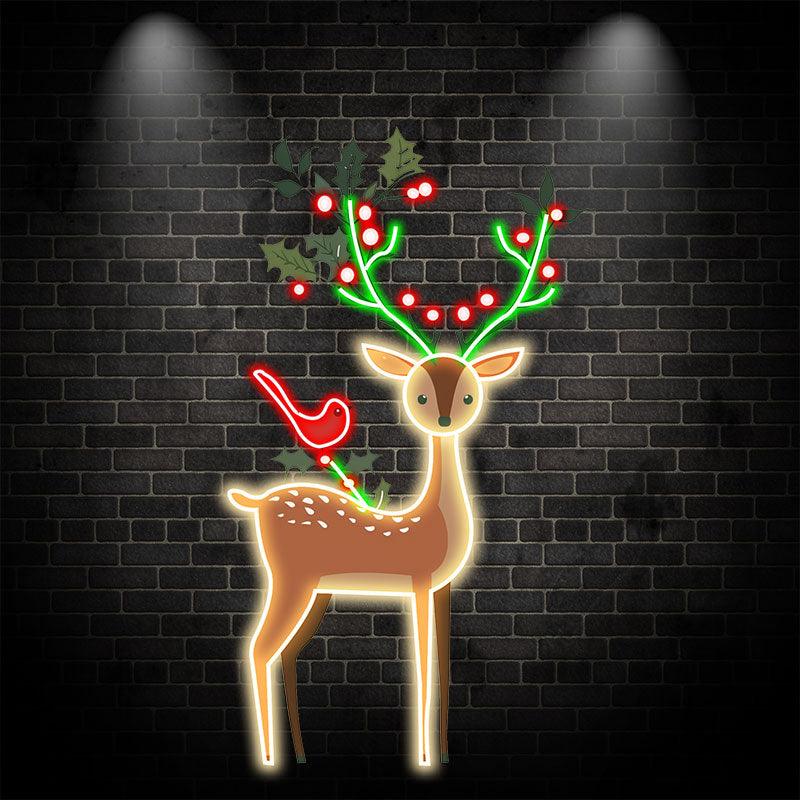 Christmas Elk Decoration - Spreading LED neon sign by NeonCS