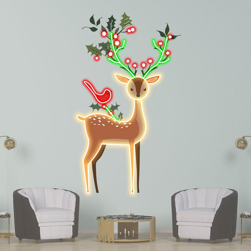 Christmas Elk Decoration - Spreading LED neon sign product image