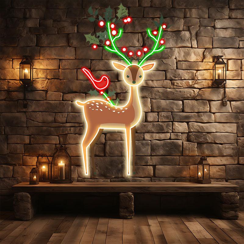 Christmas Elk Decoration - Spreading LED neon sign product image