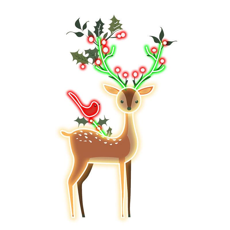 Christmas Elk Decoration - Spreading LED neon sign product image