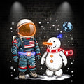 Christmas Astronauts and Snowmen: a LED neon sign by NeonCS