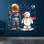 Christmas Astronauts and Snowmen: a LED neon sign product image