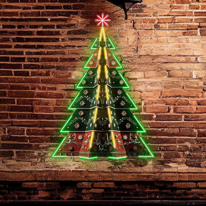 Luxurious Embroidered Colorful Floral LED neon sign product image