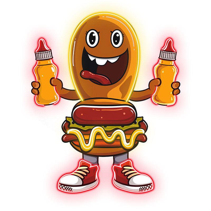 Fun Cartoon: Burger and Hot Dog's LED neon sign product image