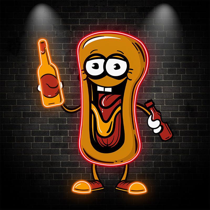 Hot Dog Boy: Tantalize Your Taste Buds LED neon sign by NeonCS
