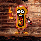 Hot Dog Boy: Tantalize Your Taste Buds LED neon sign product image