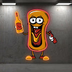 Hot Dog Boy: Tantalize Your Taste Buds LED neon sign product image