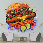 Tasty Burger - Creative with Multiple LED neon sign product image