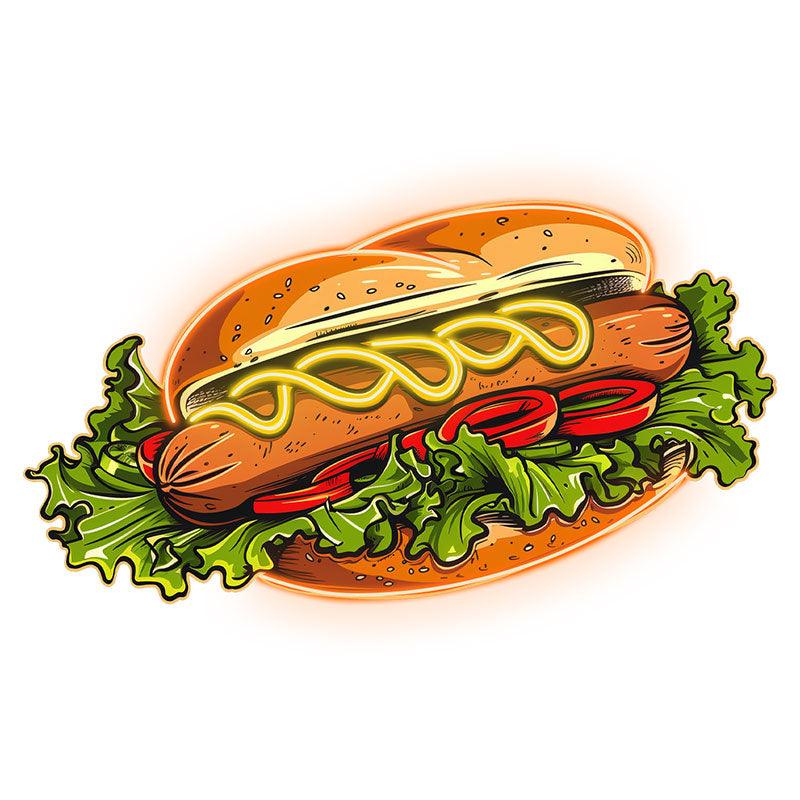Creative Big Hamburger Hot Dog LED neon sign product image