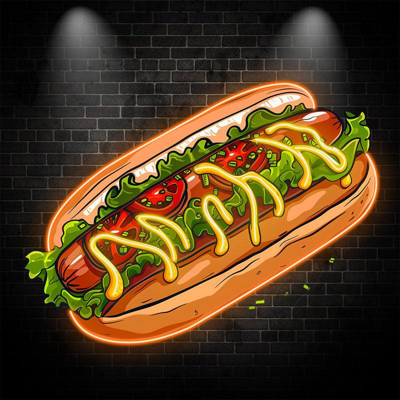 Creative Tasty Burger Big Burger with LED neon sign by NeonCS