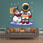 Christmas Astronauts and Snowmen: a LED neon sign product image