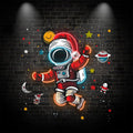 Astronaut Santa's Space Adventure: LED neon sign by NeonCS