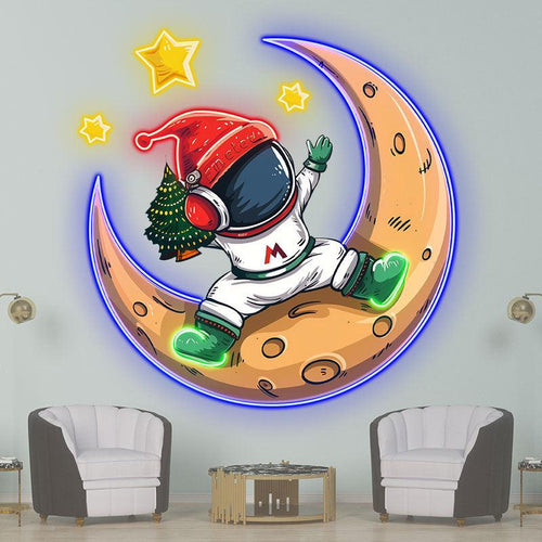 Christmas Miracle on the Moon: LED neon sign product image