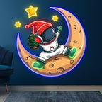 Christmas Miracle on the Moon: LED neon sign product image