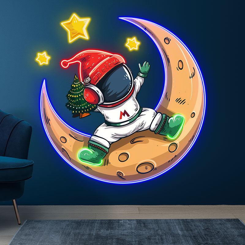 Christmas Miracle on the Moon: LED neon sign product image