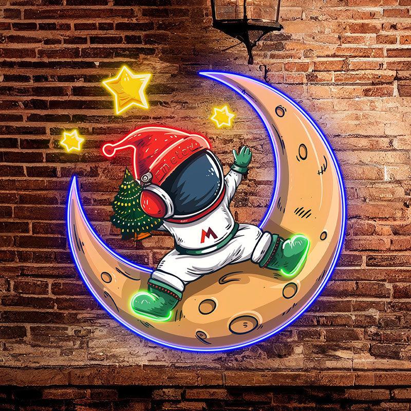 Christmas Miracle on the Moon: LED neon sign product image