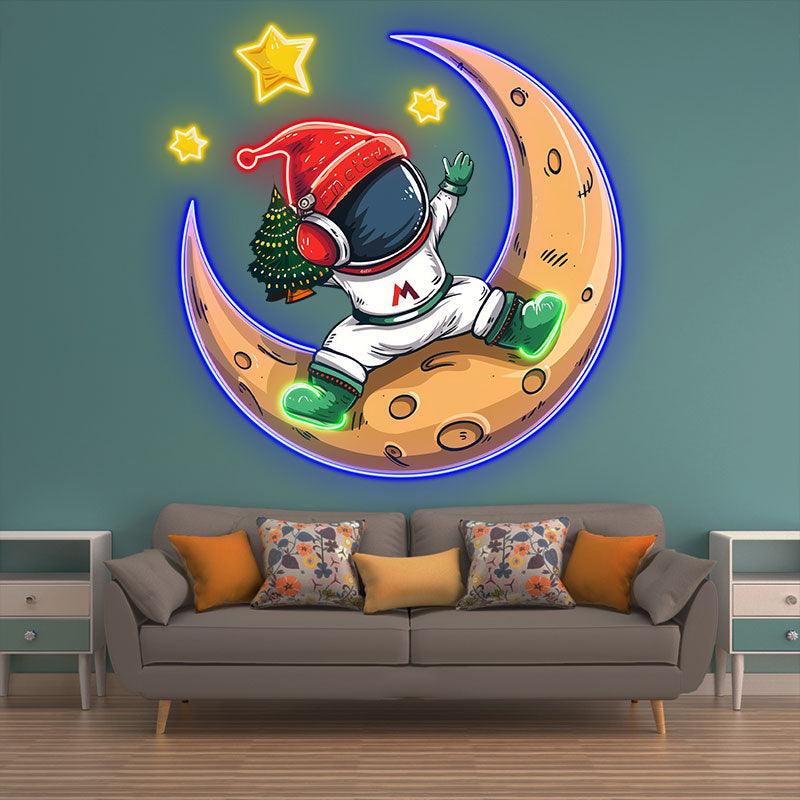 Christmas Miracle on the Moon: LED neon sign product image