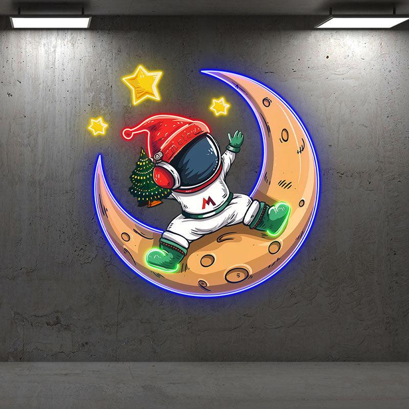 Christmas Miracle on the Moon: LED neon sign product image