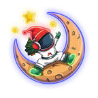 Christmas Miracle on the Moon: LED neon sign product image