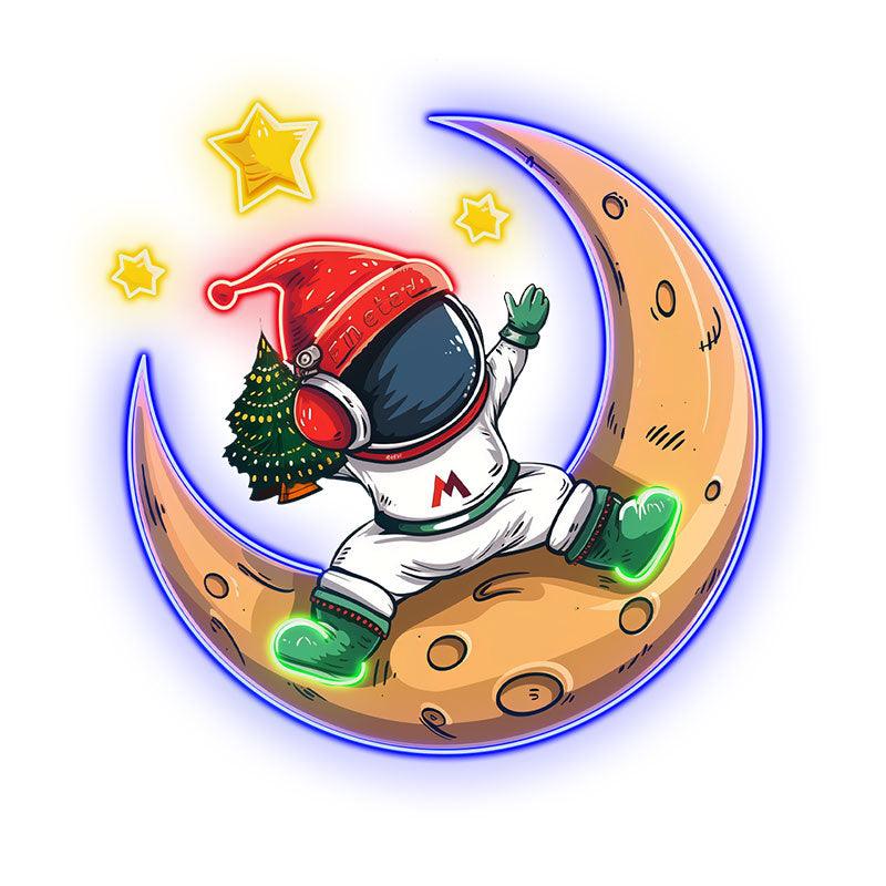 Christmas Miracle on the Moon: LED neon sign product image