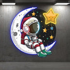 Christmas Eve on the Moon: Astronauts LED neon sign product image