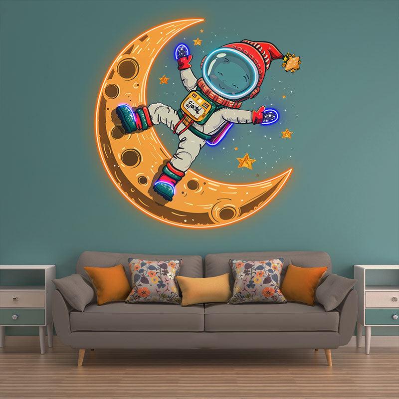 Merry Christmas Astronaut : a Holiday LED neon sign product image