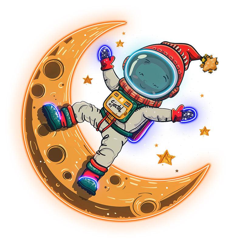 Merry Christmas Astronaut : a Holiday LED neon sign product image
