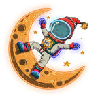 Merry Christmas Astronaut : a Holiday LED neon sign product image