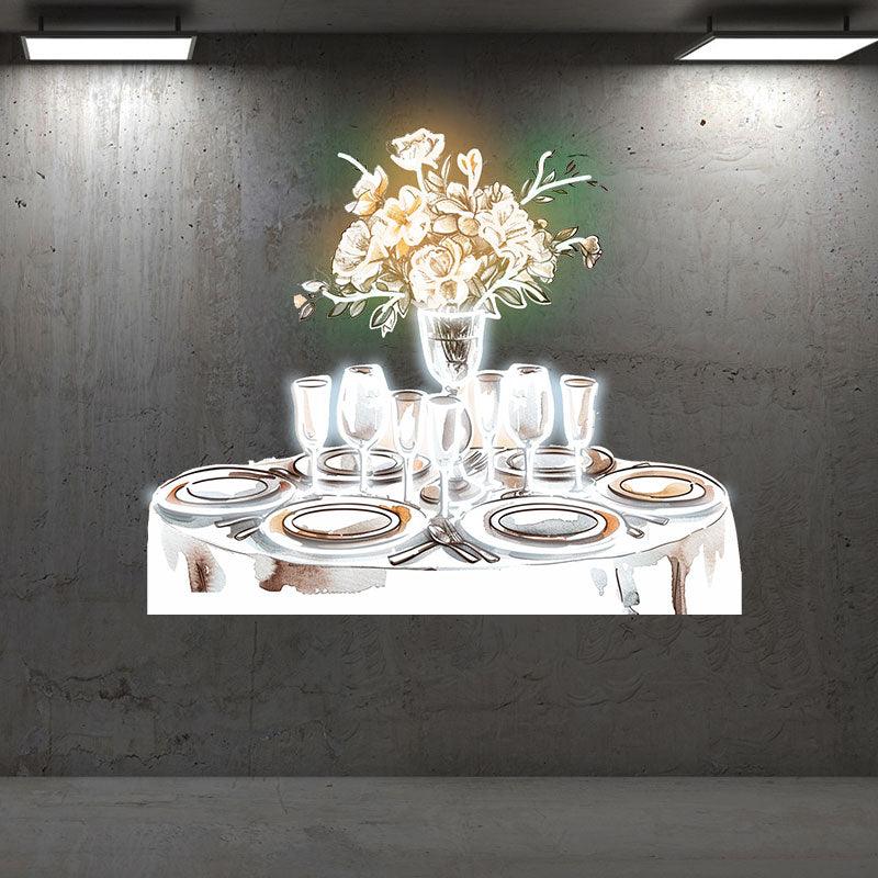 Romantic Wedding White Table Lights LED neon sign product image