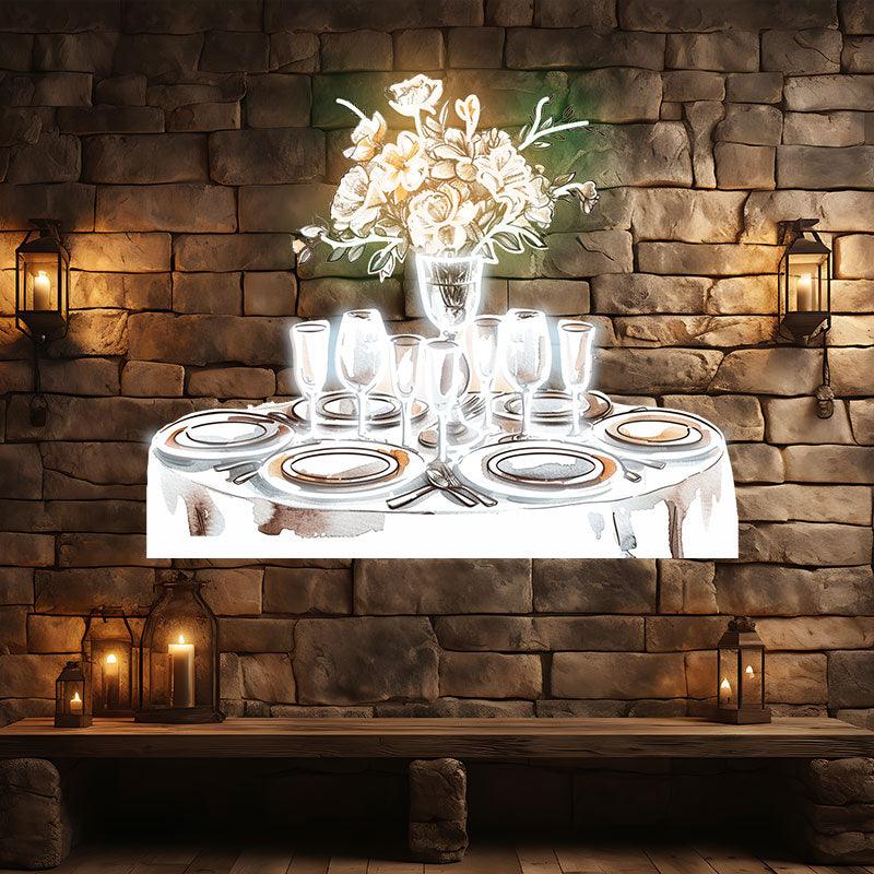Romantic Wedding White Table Lights LED neon sign product image