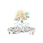 Romantic Wedding White Table Lights LED neon sign product image