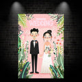 Romantic Bride and Groom Hand in Hand LED neon sign by NeonCS